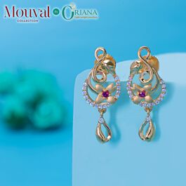Astonishing Mouval Collection Gold Earrings