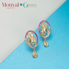 Authentic Mouval Collection Gold Earrings