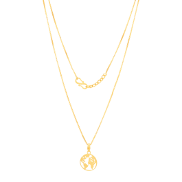 Around the World Gold Necklaces