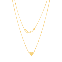 Symbol of love Heart Gold Necklaces