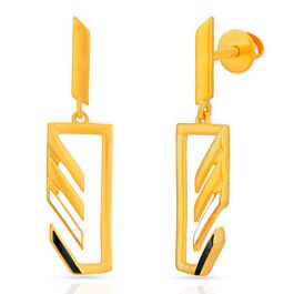 Pioneering Immaculate Gold Drop Earrings