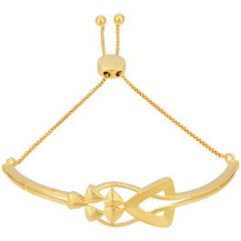 Stylish Geometric Triangle Gold Bracelets