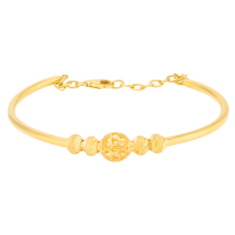Contemporary Beaded Gold Bracelets
