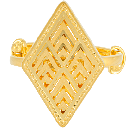 Attractive Adjustable Gold Rings