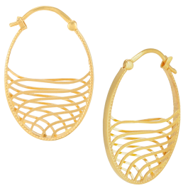 Cheerful Fashionatic Gold Earrings