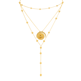 Pretty Fashionable Beads Gold Necklaces