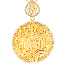Gorgeous Chakra Design Gold Pendants