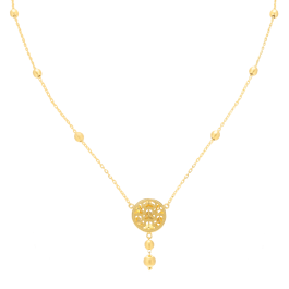 Dashing Beaded Gold Necklaces