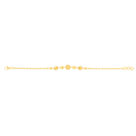 Attractive Ball Beads Gold Bracelets