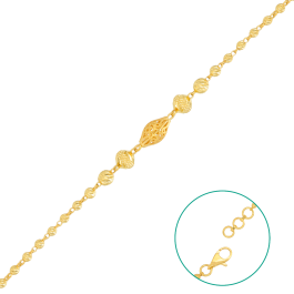 Gorgeouss Beauty Ball Beads Gold Bracelets