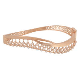 Twinkling Elegant Curve Gold Bracelets