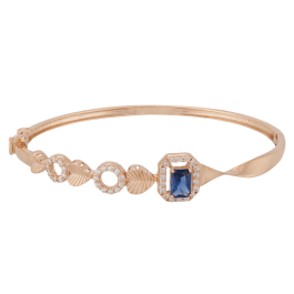 Attractive Blue Stone Stylish Gold Bracelets