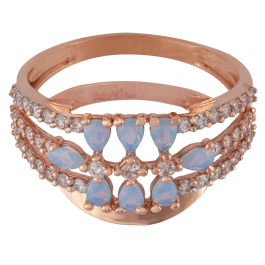 Convivial Trendsetting Gold Rings