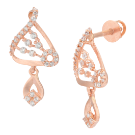 Blooming Rays Gold Earrings