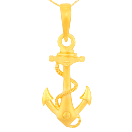 Ablah Anchor Gold Pendants