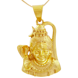 Devine Lord Shiva Gold Pendant