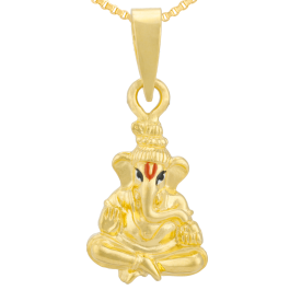 Friendly God Ganesha Gold pendants