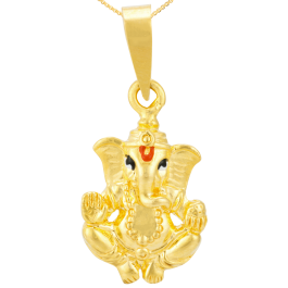 Joyous Divine Lord Ganesha Gold Pendants
