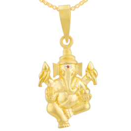Holy God Ganesha Gold Pendants