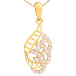 Twisted Stylish Gold Pendants