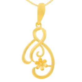 Blooming Floral Gold Pendants