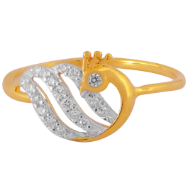 Luxurious Stylish Peacock Diamond Rings