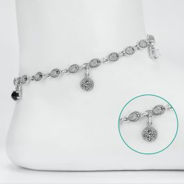 Lovely Dancing Drops Silver Ankltes