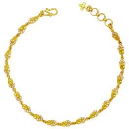 Mesmerized Leaf Style Gold Bracelets | 20A919379