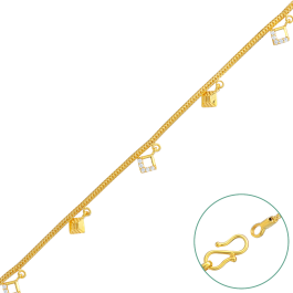 Stylish Dancing Cube Gold Bracelets