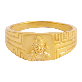 Lord Saibaba Gold Ring