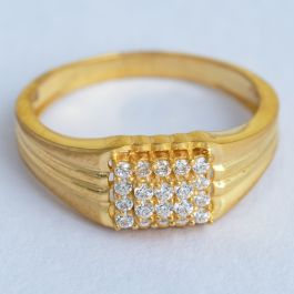 Charming Multi Stone Gold Rings