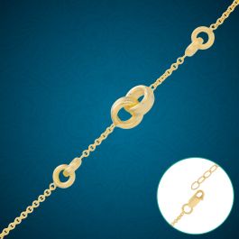 Attractive Interlocked Silver Bracelets