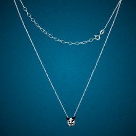 Trendy Emotive Silver Necklace