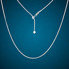 Pretty Single Heart Silver Adjustable Chains
