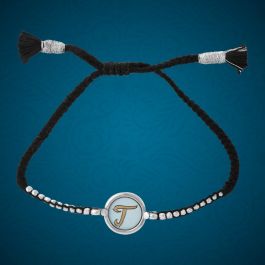 Stylish J letter thread Silver Bracelets