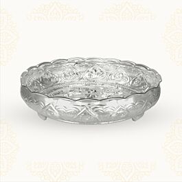 Royal Floral Silver Plate