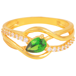 Gorgeous Green Stone Gold Rings