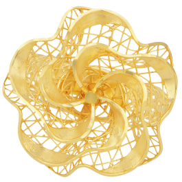 Alluring Pretty Floral Gold Rings
