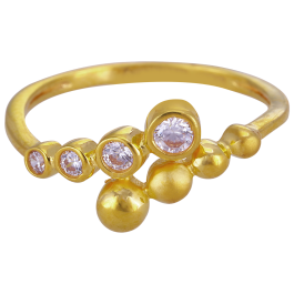Fancy Stylish Glint Gold Rings