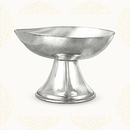 Fancy Matte Dull Finish Silver Lamps