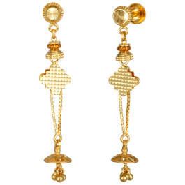 Astonishing Dangler Beauty Gold Earrings