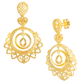 Admiring Chand Bali Gold Earrings