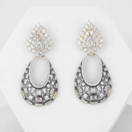 Captivating Pear Drop Silver Earrings