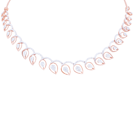 Incredible Enchanting Pear Drop Diamond Necklaces