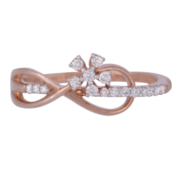 Candere Infinity Floral Diamond Rings
