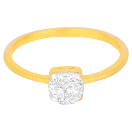 Stunning Geometric Plain Stone Diamond Rings