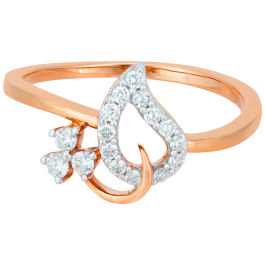 Gorgeous Paisley Floral Diamond Rings