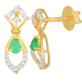 Enchanting Lush Drop Diamond Earrings