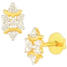 Plumpy Cute Fancy Diamond Earrings