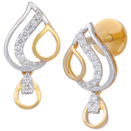 Gorgeous Floral Diamond Earrings